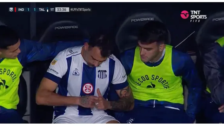 Matías Catalán tuvo una tarde amarga en el fútbol argentino