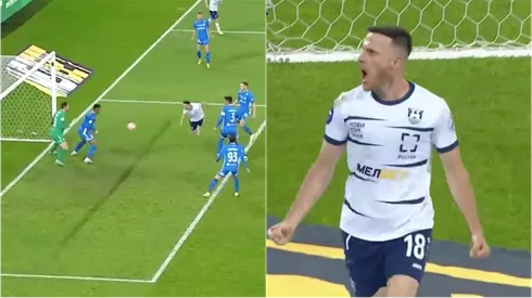 Ángelo Henríquez consiguió marcar, pero su equipo se hunde.