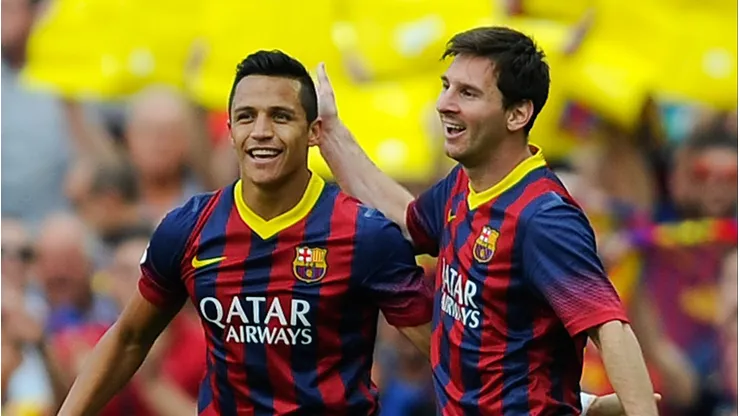 Messi y Alexis ya convivieron un buen tiempo en Barcelona.