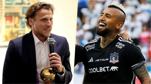 Diego Forlán analizó el presente de Arturo Vidal.
