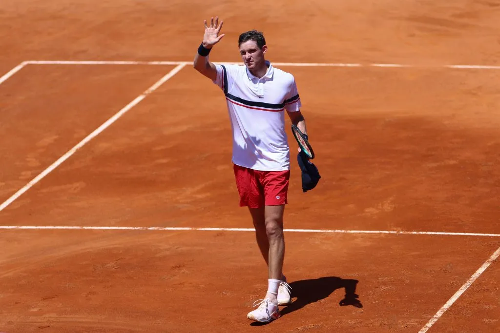 Nicolás Jarry derrotó a Matteo Arnaldi y ahora volverá a medirse con un italiano en Roma. Foto: Getty Images.