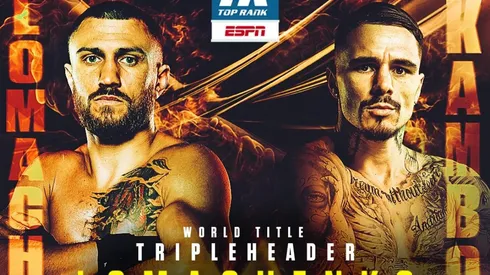 Lomachenko y Kambosos buscarán volver a la cima de la división ligero.