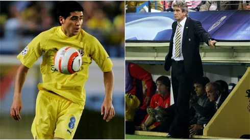 Juan Román Riquelme y Manuel Pellegrini, una histórica pelea en Villarreal.