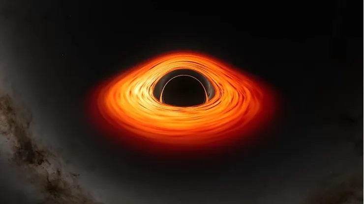 Simulación de la NASA: Cómo sería ser absorbido por un agujero negro.