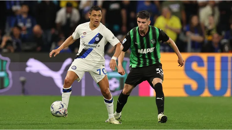 Alexis Sánchez fue titular en la derrota del Inter de Milán ante Sassuolo.