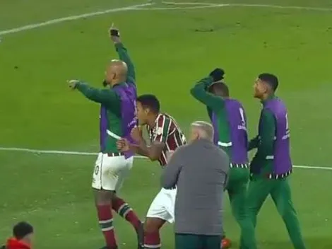 Felipe Melo se burla de los hinchas de Colo Colo en el Monumental