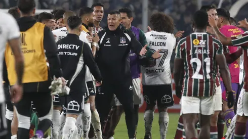 Almirón se fue enojado tras la derrota de Colo Colo.