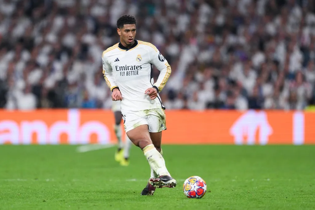 Jude Bellingham ha sido una de las buenas figura del Real Madrid en esta Champions League 2023-24. | Foto: Getty Images.