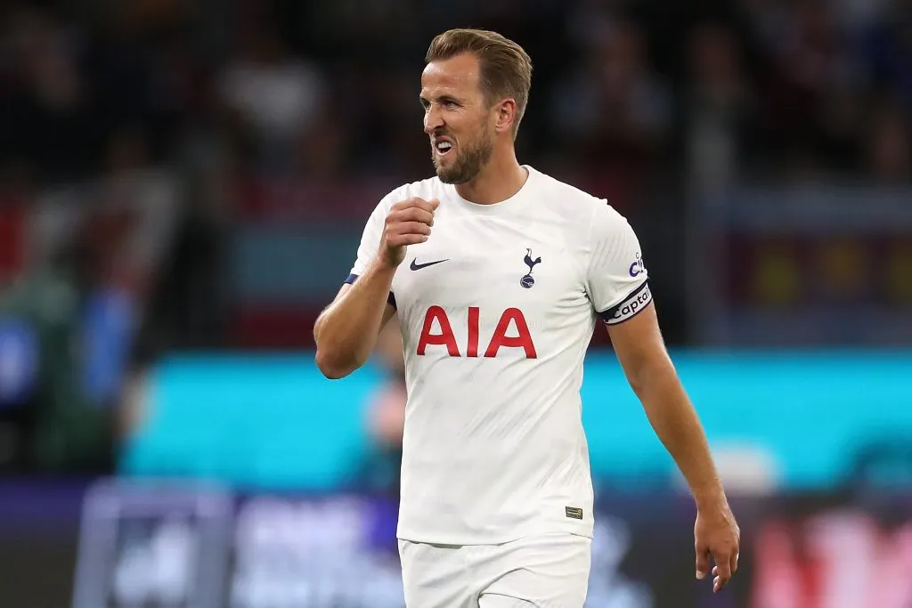 Pese a los años siendo la estrella en el Tottenham, Harry Kane nunca pudo ganar un título en los Spurs. | Foto: Getty Images.