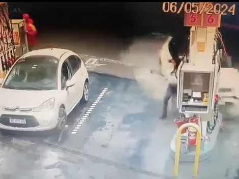 Impactante video del choque de jugadores de Estudiantes