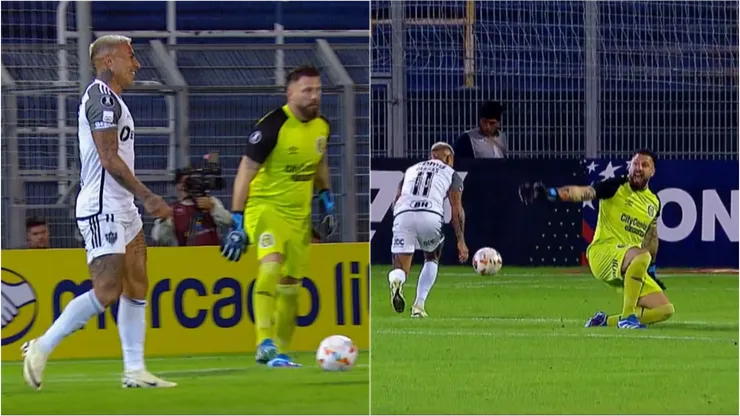 Eduardo Vargas se avivó, pero el tiro le salió por la culata.