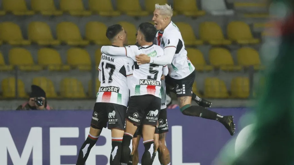Palestino derrotó a Flamengo y sueña con la clasificación en Copa Libertadores. Foto: Photosport.