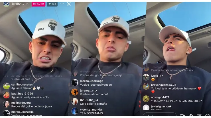 Jordhy Thompson se enojó con un hater que le tiró mala onda