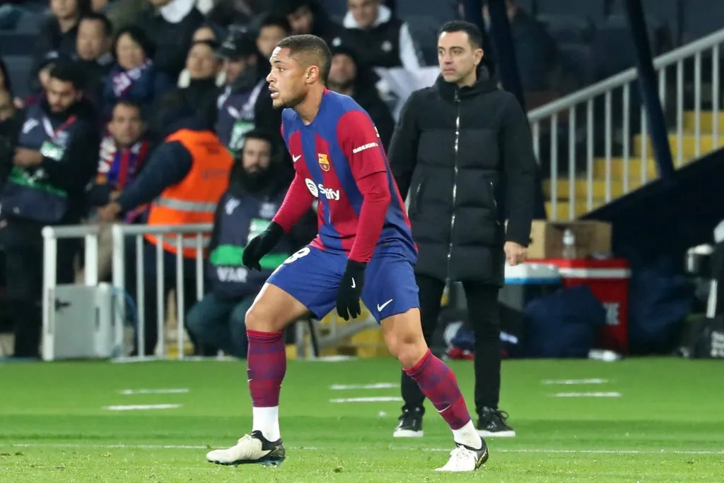Vitor Roque no ha podido ganarse la confianza de Xavi en el Barcelona. (Imago).