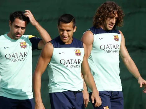 Carles Puyol se acuerda de Alexis en su visita a Chile: "Un amigo"