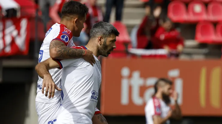 El festejo de Gigliotti ante Ñublense tuvo más rabia que alegría.