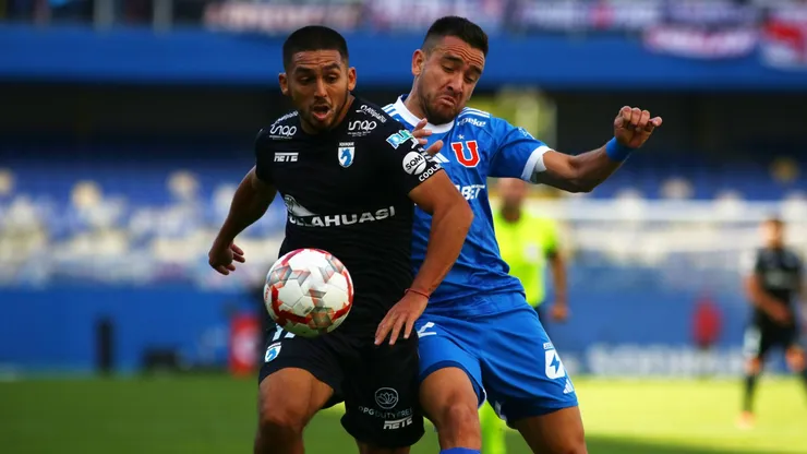 La U salvó un empate ante Deportes Iquique que celebran sus escoltas.