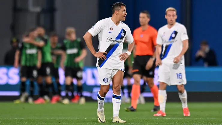 Alexis jugó todo el partido ante el Sassuolo.