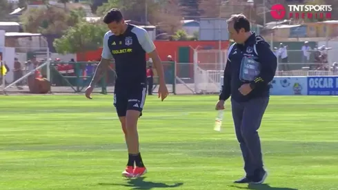 TNT Sports mostró el momento de la lesión.