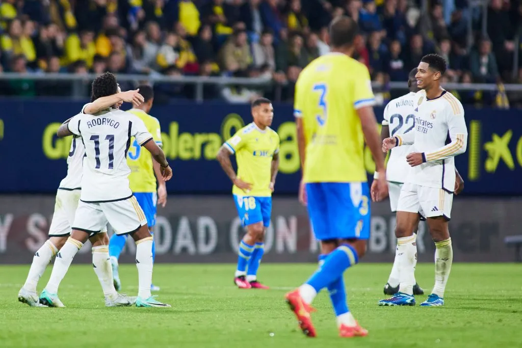 En la Primera Rueda, el Madrid venció 3-0 como visita al Cádiz. Foto: Imago.
