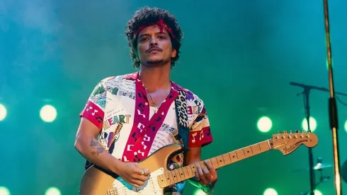 Bruno Mars en Chile el 6 de septiembre del 2023 en el Estadio Monumental.