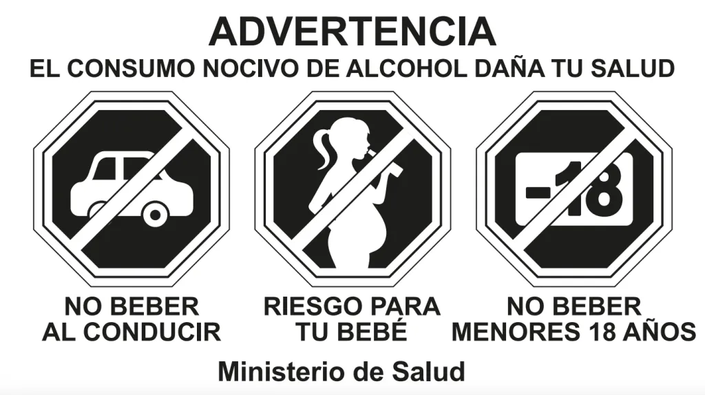 Etiquetas de bebidas alcoholicas (Minsal)