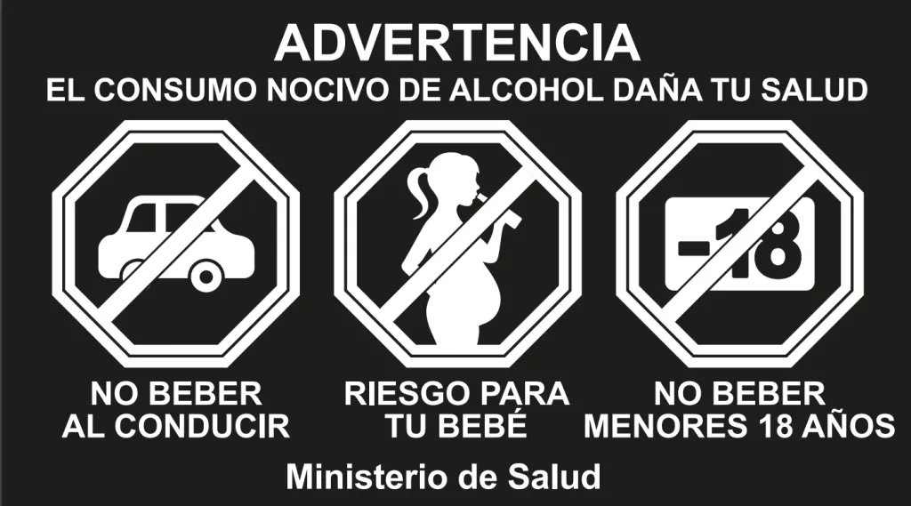 Etiquetas de bebidas alcoholicas (Minsal)