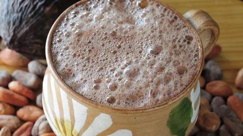 Receta de chocolate caliente.