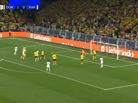 ¡Era golazo! Dos palos seguidos hacen sufrir al PGS contra el Dortmund
