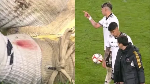 Carlos Palacios recibió una fuerte infracción que lo dejó muy molesto.