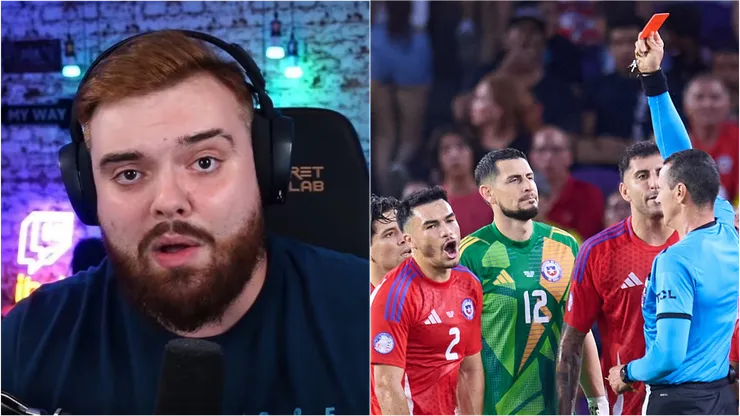 Hasta Ibai Llanos reaccionó ante el robo a Chile en Copa América.