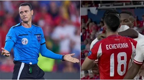 Wilmar Roldán y su cuestionable actitud por el codazo a Rodrigo Echeverría.