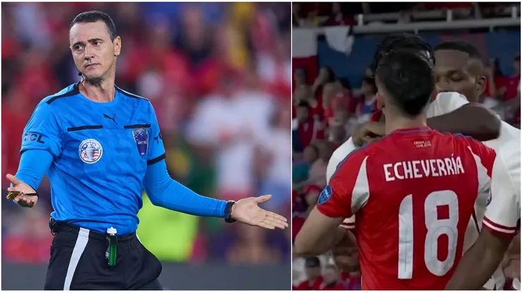 Wilmar Roldán y su cuestionable actitud por el codazo a Rodrigo Echeverría.