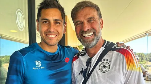 La foto de Klopp con Alejandro Tabilo en Mallorca.