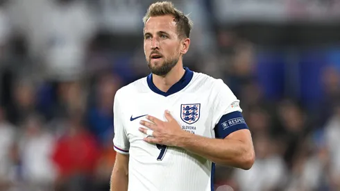 Harry Kane en el encuentro entre Inglaterra y Eslovenia, la última jornada de la fase de grupos de la Euro 2024.
