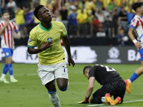 Vini pone la música y Brasil le da un baile a Paraguay