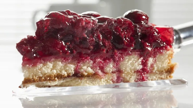 Kuchen de frambuesa