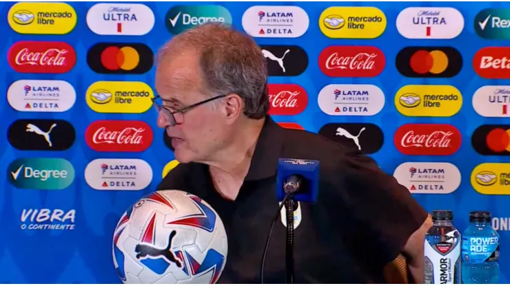 Bielsa se enfrentó a una curiosa pregunta tras el 5-0 sobre Bolivia.