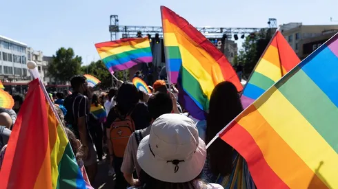 Noviembre de 2021, Santiago de Chile. Marcha del Orgullo LGBT.
