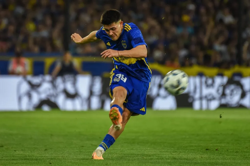 Vicente Taborda fue parte del equipo que perdió ante Fluminense la Libertadores 2023. (Santiago Joel Abdala | Imago).