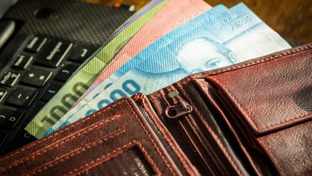 Dinero en una billetera