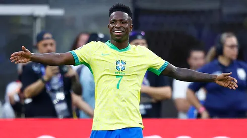Vinícius Jr. en el partido entre Brasil y Costa Rica, por la fecha 1 de la Copa América 2024.