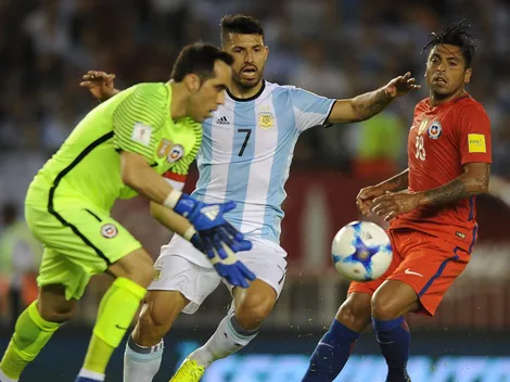 Kun Agüero se pone termo con Chile: "Te queda un partido"