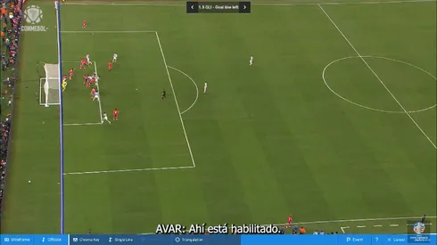 Los audios del VAR en el gol de Argentina.