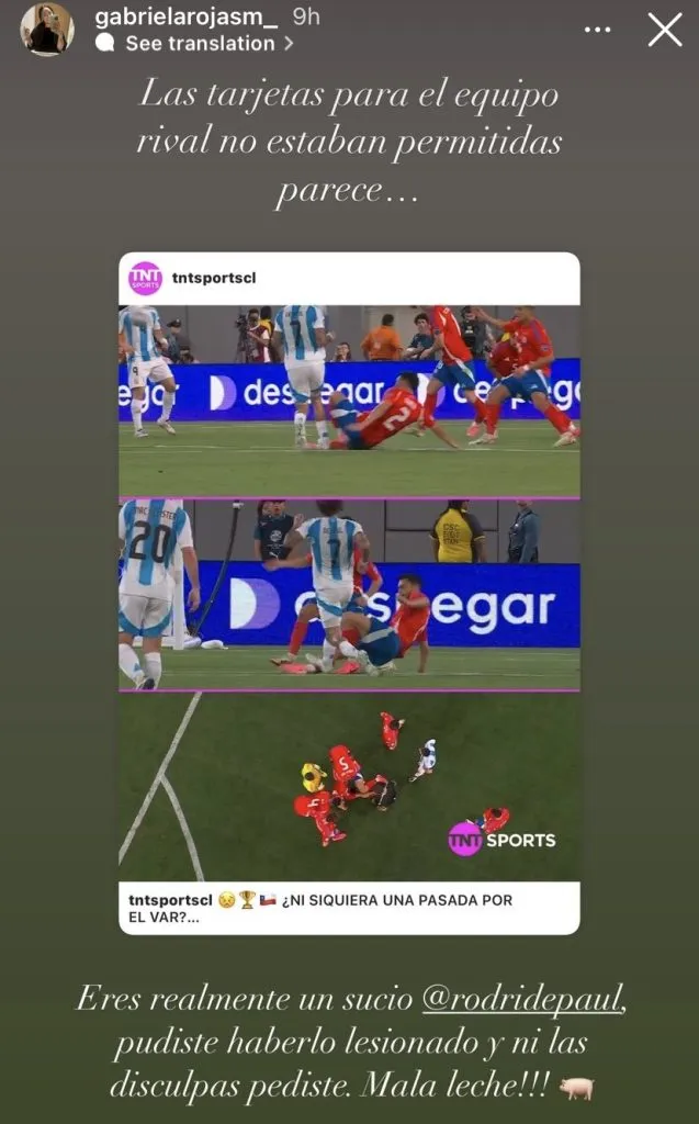 El descargo de la esposa de Gabriel Suazo | Instagram