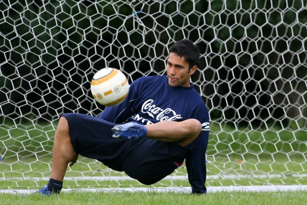 Luis Jiménez en la selección chilena. (ANDRES PINA/PHOTOSPORT).