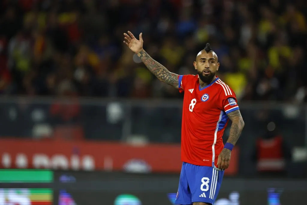 Arturo Vidal está triste por no ser considerado en la Roja. Foto: Andres Pina/Photosport