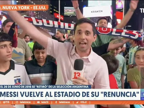 Hinchas de la Roja salvan a periodista chileno en pleno despacho