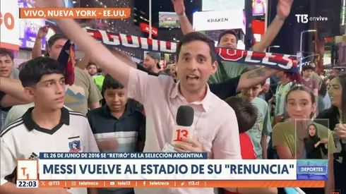 Los hinchas de la Roja ayudaron a un periodista en Nueva York