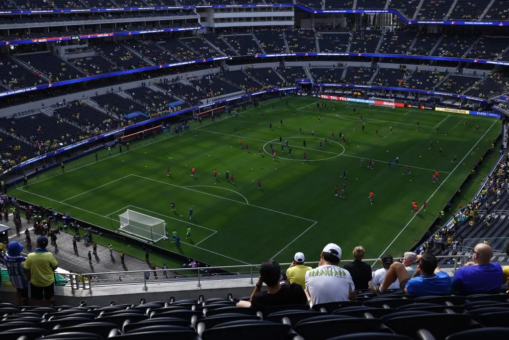 El estado de las canchas en esta Copa América ha generado muchas críticas entre los jugadores. | Foto: Getty Images.